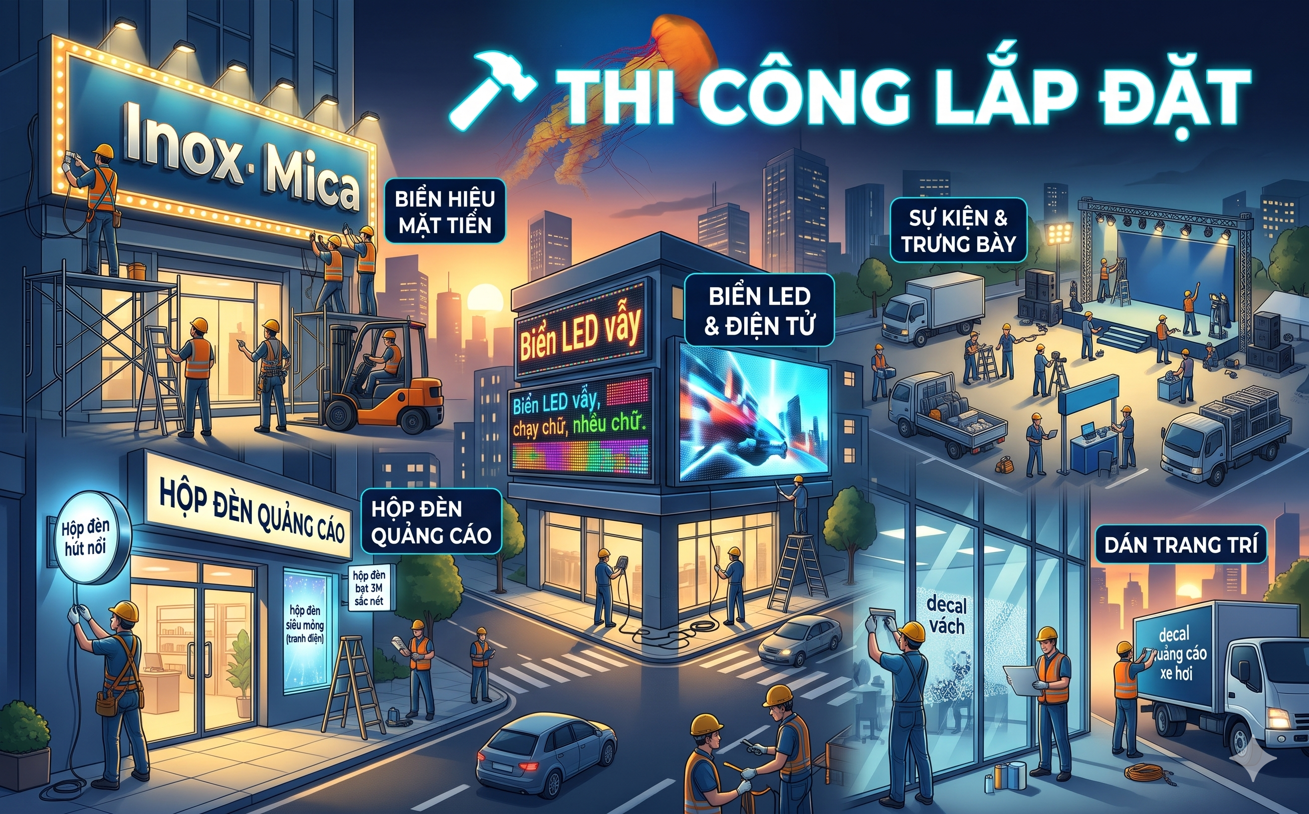 Thi công & Lắp đặt
